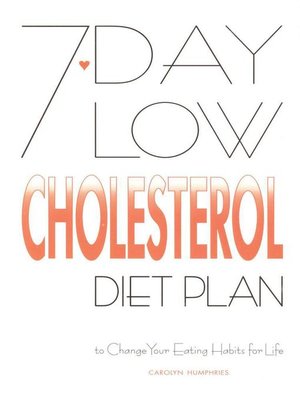 cover image of 7-Day Low Cholesterol Diet Plan